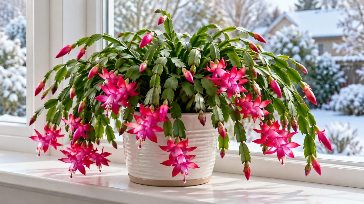 Christmas Cactus Can Bloom All Winter and Set New Buds with a Simple Grower Trick