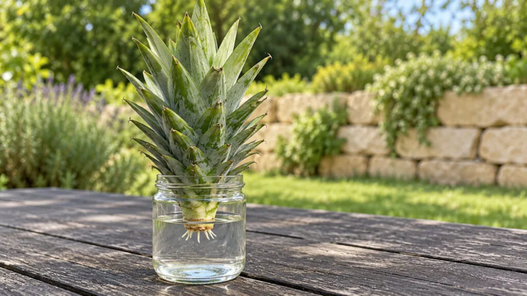 Growing a pineapple / Photo: Pestrazahrada.cz, Tomáš Rohlena