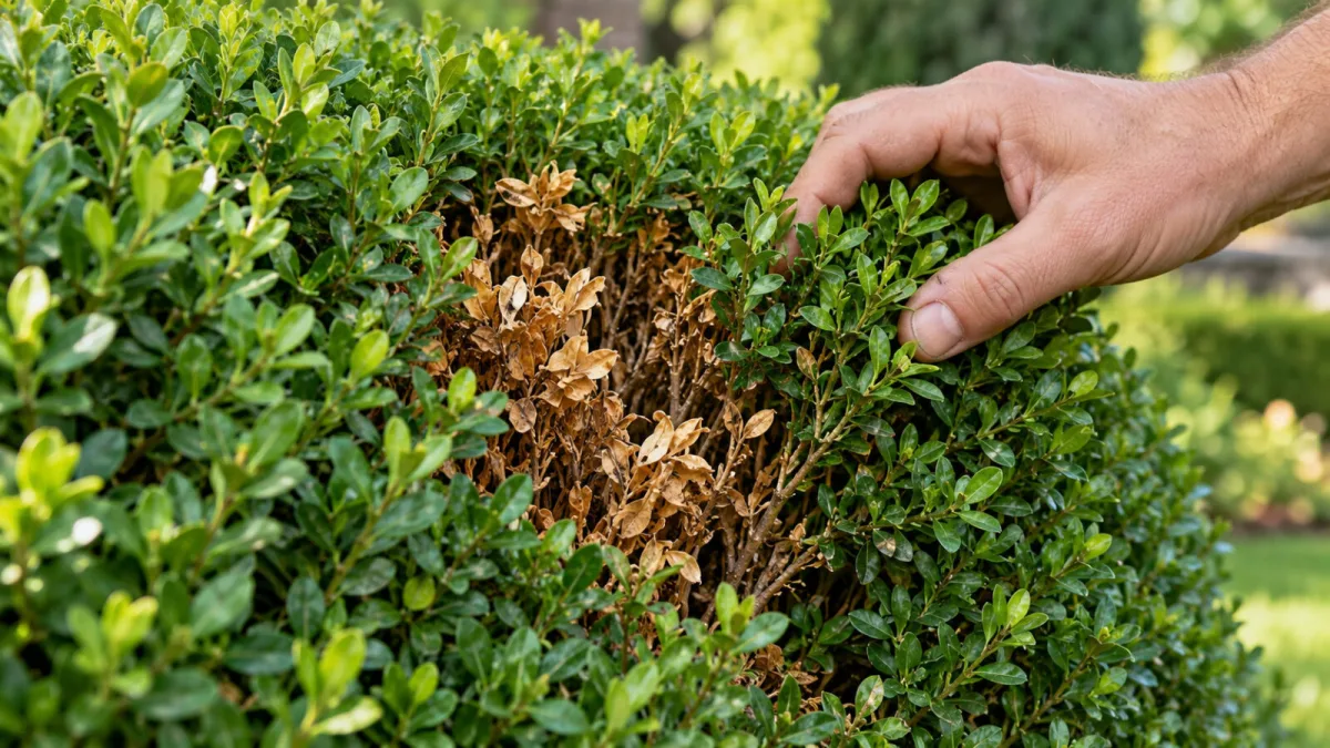 Hedge Drying Out Inside Before You Reach for the Shears Find Out Why It’s Normal